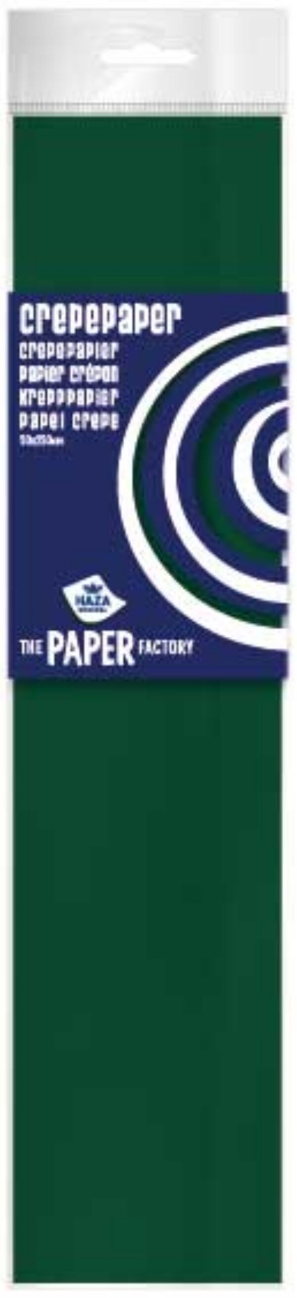 Haza crepepapier 50x250cm donkergroen