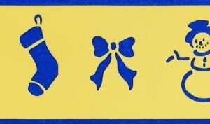 OP=OP Messing randsjabloon 32x178mm kerstfiguren