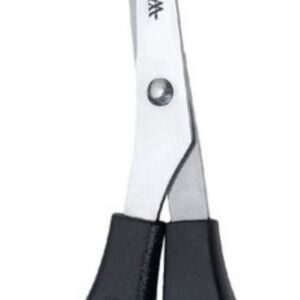Linkshandige RVS schaar, 21 cm, grootoog, kunststof handgrepen
