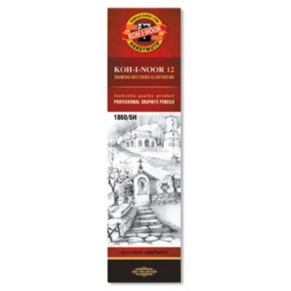Koh-I-Noor Hardtmuth grafietpotloden, 2B, 12 stuks