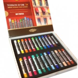 Pastelkrijt Toison d'Or, assortiment 24 stuks