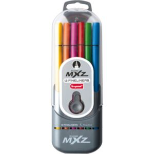 Bruynzeel mXz fineliners assortiment, 12 stuks