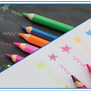 Lyra kleurpotloden fluorescerend, assortiment 6 stuks