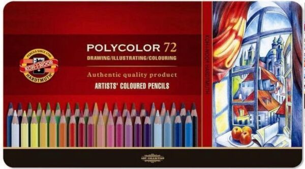 Koh-I-Noor Polycolor kleurpotloden, assortiment 72 stuks