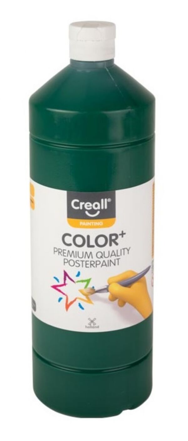 Creall-color plakkaatverf, 1000 ml, 10 donkergroen