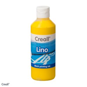 Creall-linoverf/blockprint verf, 250 ml, geel