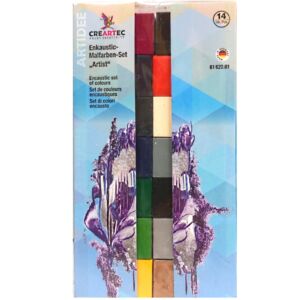 Encaustic bijenwasblokjes, assortiment 14 st, Artist