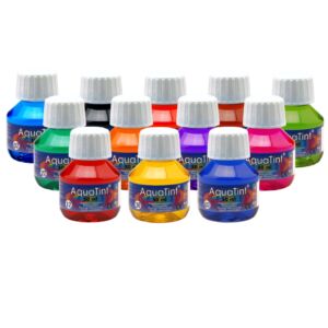 Collall aquatint tekeninkt, assortiment, 12 x 50ml