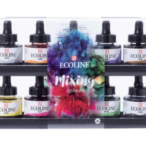 Talens ecoline tekeninkt, assortiment, 10 x 30ml