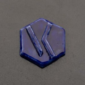 Ve-Ka poederglazuur GL1117, 500gr, glanzend, koningsblauw
