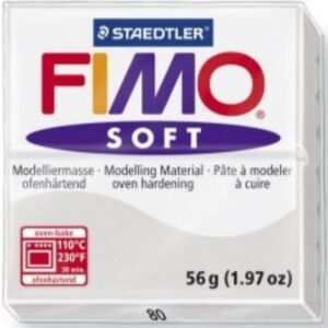 Fimo soft kunstklei, 57 gram, 080 dolfijngrijs