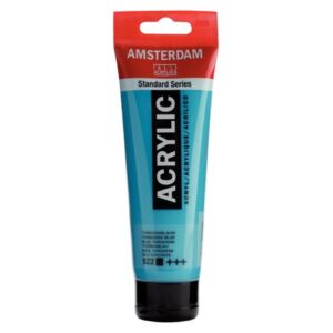Talens Amsterdam acrylverf, 120 ml, 522 turkooisblauw