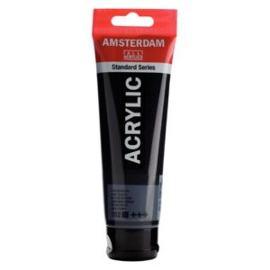 Talens Amsterdam acrylverf, 120 ml, 702 lampenzwart