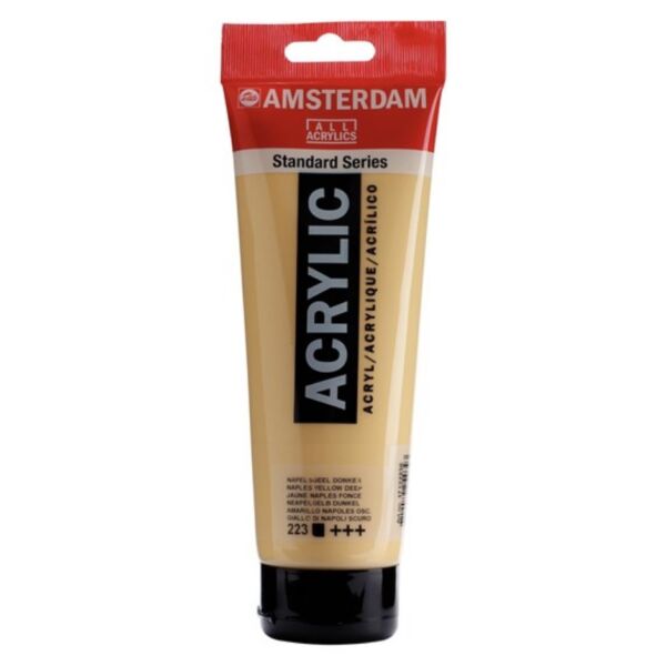 Talens Amsterdam acrylverf, 250 ml, 223 Napelsgeel donker