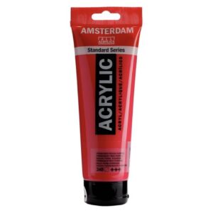 Talens Amsterdam acrylverf, 250 ml, 348 permanentrood purper