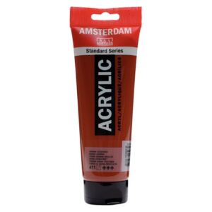 Talens Amsterdam acrylverf, 250 ml, 411 sienna gebrand