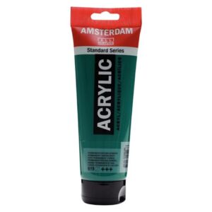 Talens Amsterdam acrylverf, 250 ml, 619 permanentgroen donker