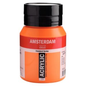 Talens Amsterdam acrylverf, 500 ml, 276 Azo-oranje