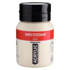 Talens Amsterdam acrylverf, 500 ml, 289 Titaanbuff licht