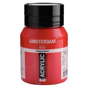 Talens Amsterdam acrylverf, 500 ml, 318 Karmijn