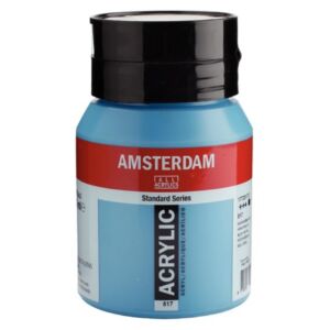 Talens Amsterdam acrylverf, 500 ml, 517 Koningsblauw