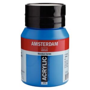 Talens Amsterdam acrylverf, 500 ml, 572 Primaircyaan