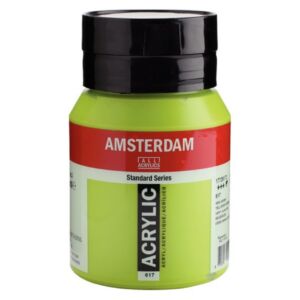 Talens Amsterdam acrylverf, 500 ml, 617 Geelgroen