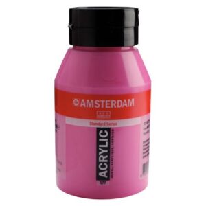 Talens Amsterdam acrylverf, 1000 ml, 577 Permanent roodviolet licht