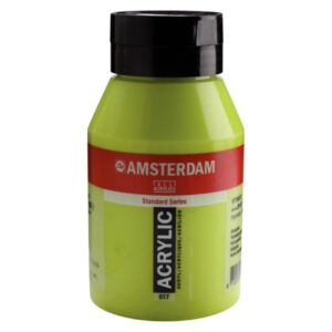 Talens Amsterdam acrylverf, 1000 ml, 617 Geelgroen