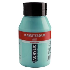 Talens Amsterdam acrylverf, 1000 ml, 661 Turkooisgroen