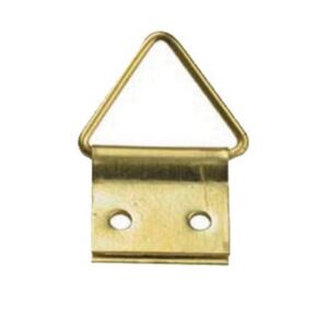 Messing schilderijhangers, 10x14mm, 8 stuks