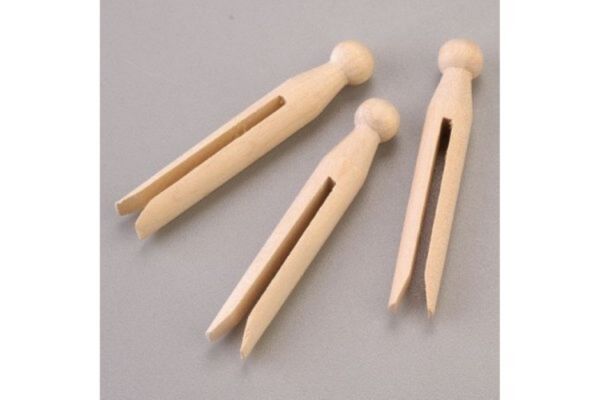 Rondkopwasknijpers, 11 cm, 10 stuks