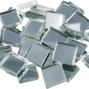 Spiegelmozaieksteentjes 10x10mm, 1000 gr (ca. 1900 stuks)