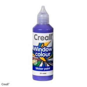 Creall-Glass stickerverf/windowcolour, 80ml. Violet
