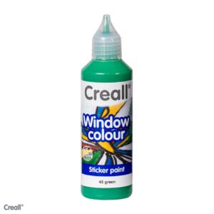 Creall-Glass stickerverf/windowcolour, 80ml. Groen