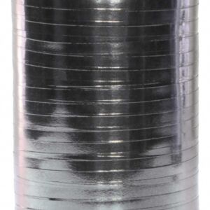Krullint, 5mm, 250 meter, glanzend zilver