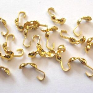 OP=OP Kalotten/kalotjes, 3,5 mm, 20 st, goudkleurig