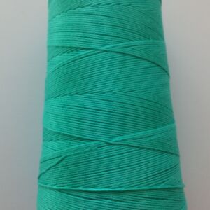 Cotton 12 borduurgaren/breigaren/haakgaren, 100 gram, zeegroen