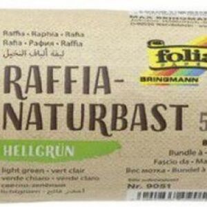 Natuurraffia, 50 gram, lichtgroen