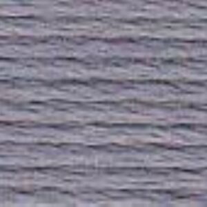 DMC coton perle borduurgaren/koordzijde, 115/5, 25 meter, donkergrijs