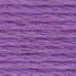 DMC coton perle borduurgaren/koordzijde 116A/8, 80 meter, blauwviolet