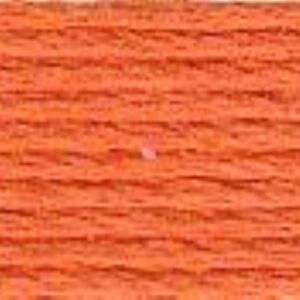 DMC coton perle borduurgaren/koordzijde 116A/8, 80 meter, lichtoranje