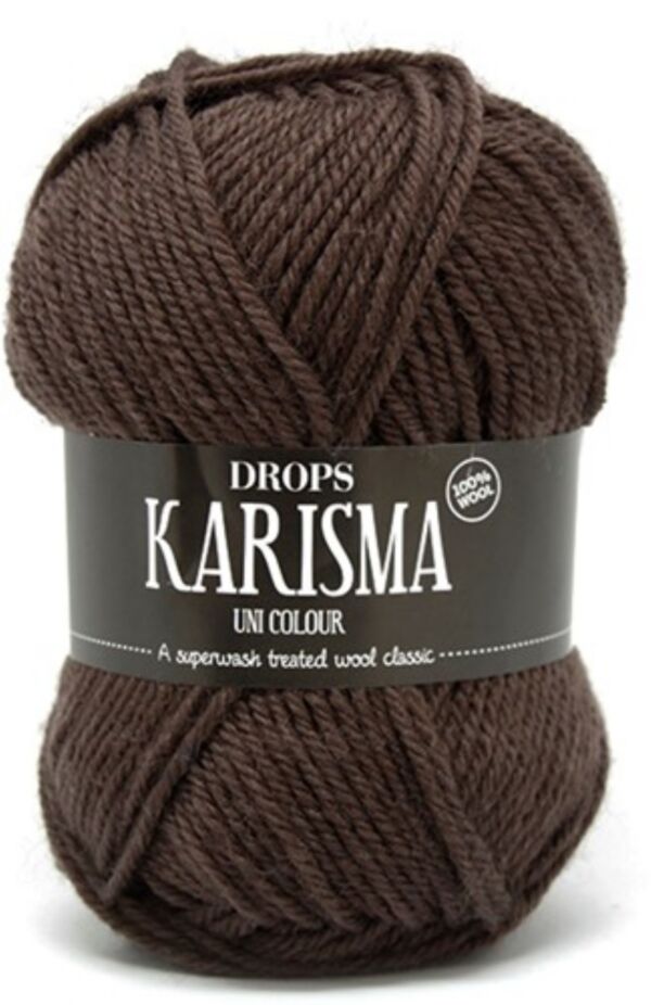 Karisma Superwash 100% wol 50gr donkerbruin