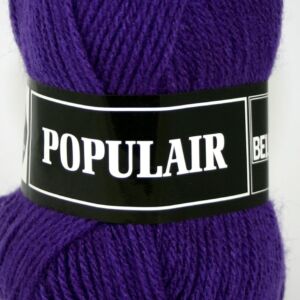 Populair breiwol 50 gram 61 donkerpaars