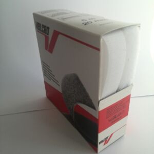 Velcro klittenband, opnaaibaar, 20 mm x 5 meter, wit