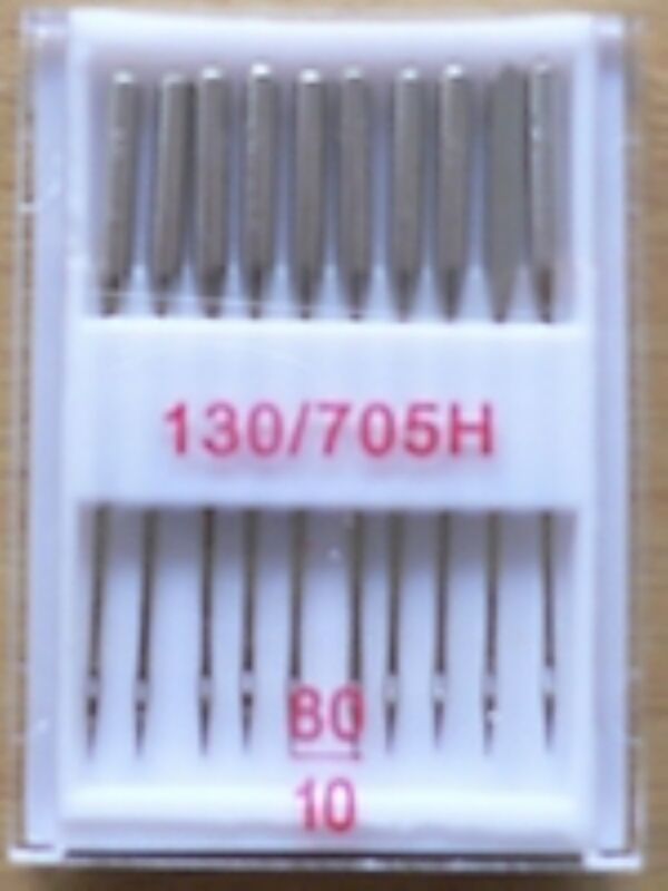 Machinenaalden 705 halfplat 10 stuks no.80