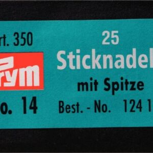 Prym borduurnaalden zonder punt 25st nr.14