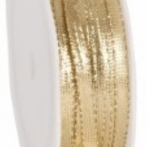 Lintbandje 50 meter 3mm goud