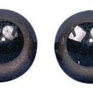 Kunststof dierenogen bruin 10 stuks 9 mm