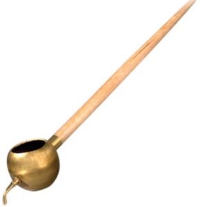 Java-tjanting van stevig koper met houten steel 1,0mm